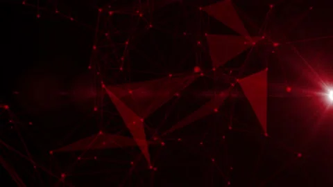 Red plexus background Stock Footage 172170370
