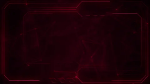 Red Plexus Connections Technology Background Animation Stock Footage 264034448