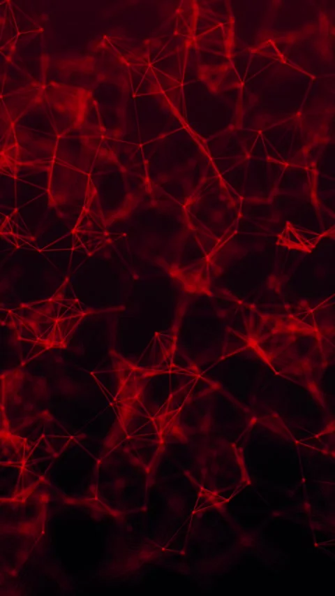 Red plexus network Stock Footage 317405107