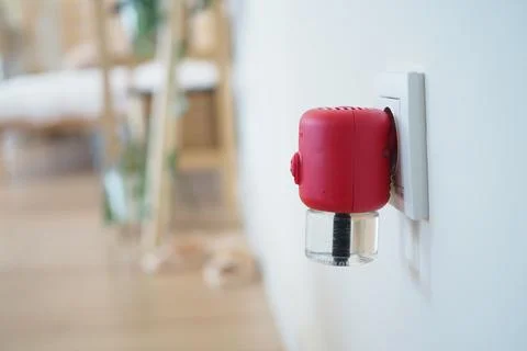 Red plug-in machine to kill the mosquito , Stock Photos