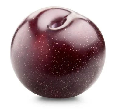 Red plum fruit Stock Photos