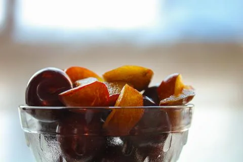 Red plum Stock Photos