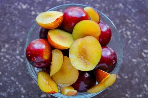 Red plum Stock Photos
