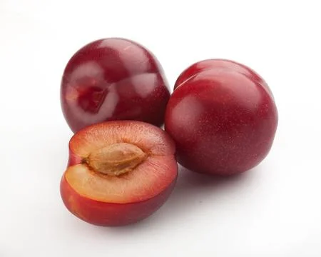 Red plums Stock-Fotos