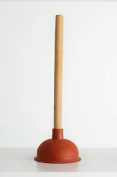 Red plunger Stock Photos