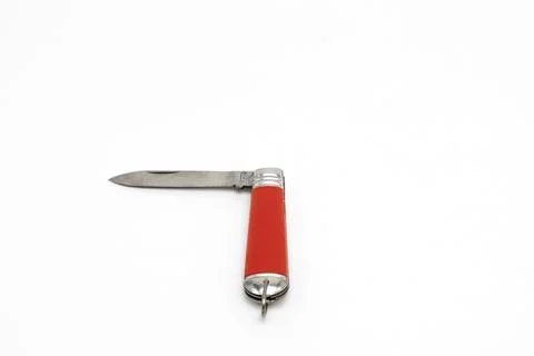 Red Pocket Knife Stock Photos