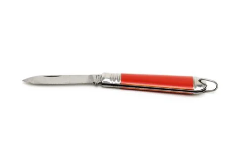 Red Pocket Knife Stock Photos