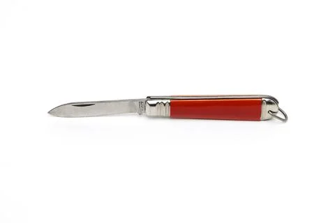 Red Pocket Knife Stock Photos