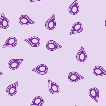 Red pointer map location glyph seamless pattern Stock Illustration