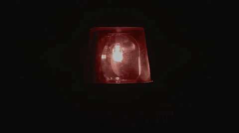Red Police Light Stock Footage 39375643