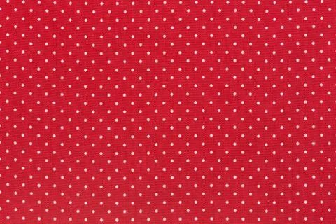 Red polka dot fabric. Foto stock