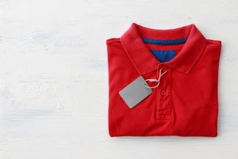 Red polo shirt Stock Photos