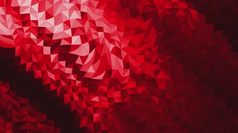 Red Poly Seamless Looping Background Stock Footage 156204692