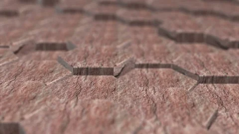 Red polygon background abstract 3d rendering graphic animation. Stock Footage 105977392