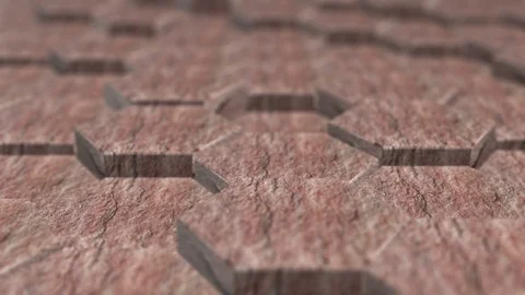 Red polygon background abstract 3d rendering graphic animation. Stock Footage 105977422