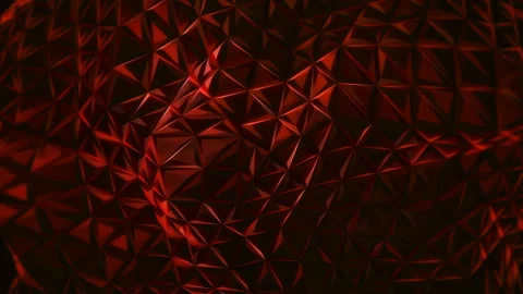 Red Polygon Triangles Stock Footage 120088241