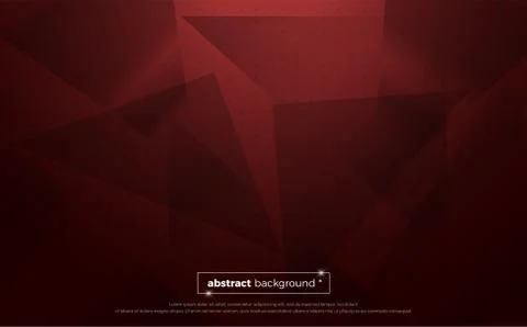 Red polygonal abstract background. geometric illustration with gradient. Stock Illustration