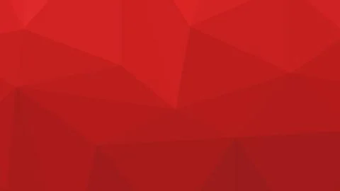 Red polygonal geometric pattern fills the frame with varying shades of red an 库存插图