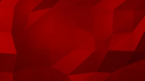 Red polygonal geometric surface - seamless loop Stock Footage 76877827