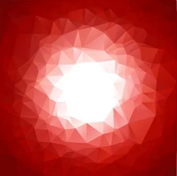 Red polygonal mosaic background, Vector illustration,  Business design templates Illustrazione stock