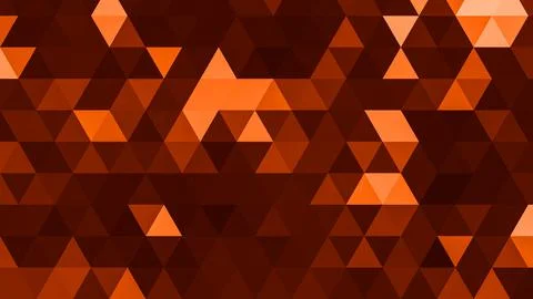 Red polygonal pattern Abstract geometric background Triangular mosaic, perfec 库存插图