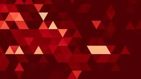 Red polygonal pattern Abstract geometric background Triangular mosaic, perfec イラスト素材