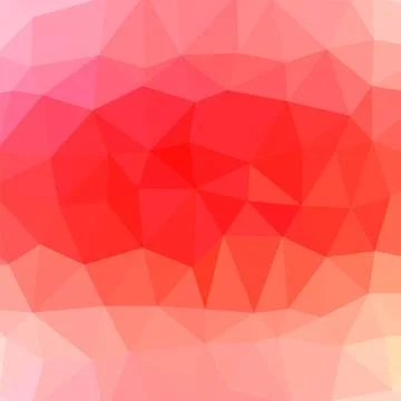 Red Polygonal Pattern Mosaic Red Background. Abstract Polygonal Red Patter... Stock Photos