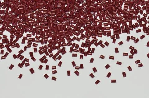 Red polymer colour gradient Stock Photos