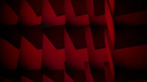 Red Polywall 1 1080p HD 動画素材 456321