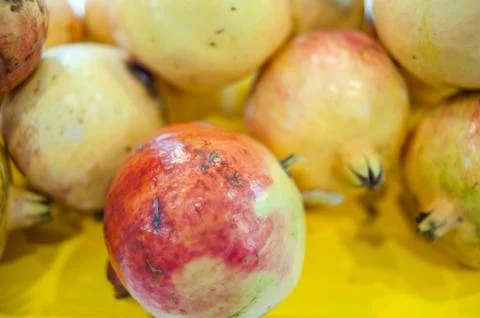 Red pomegranate Stock Photos