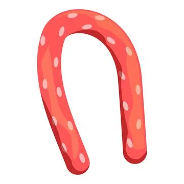 Red pool noodle floating in swimming pool on sunny summer day Stock Illustration