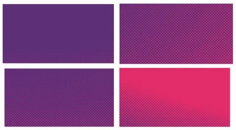 Red pop art background with dots. Abstract creative vector style comics. Layo Stock Illustration