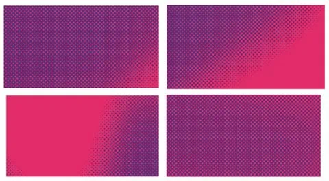 Red pop art background with dots. Abstract creative vector style comics. Layo Illustrazione stock