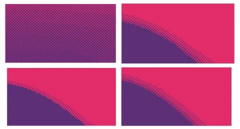 Red pop art background with dots. Abstract creative vector style comics. Layo 스톡 일러스트