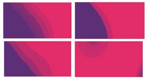Red pop art background with dots. Abstract creative vector style comics. Layo Stock Illustration