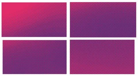 Red pop art background with dots. Abstract creative vector style comics. Layo イラスト素材