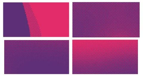 Red pop art background with dots. Abstract creative vector style comics. Layo Illustrazione stock
