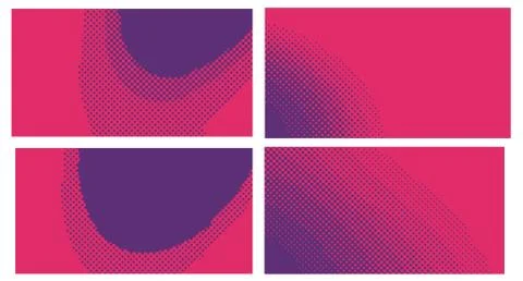 Red pop art background with dots. Abstract creative vector style comics. Layo Stock Illustration