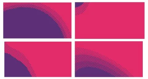 Red pop art background with dots. Abstract creative vector style comics. Layo Illustrazione stock