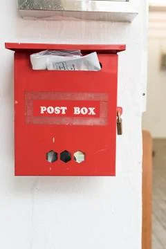 Red Post Box Stock Photos