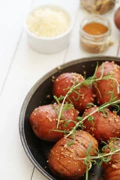Red potato Stock Photos