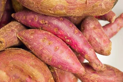 Red potatoes Stock Photos