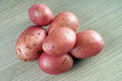 Red potatoes Stock Photos