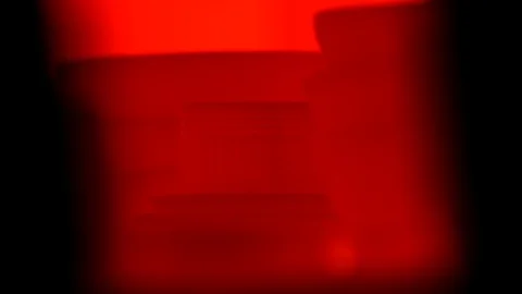Red pottery baked in the hot fire of a traditional Onggi kiln. Stock Footage 103401431