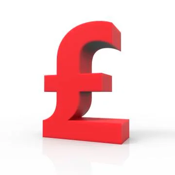 Red pound sign Stock Illustration