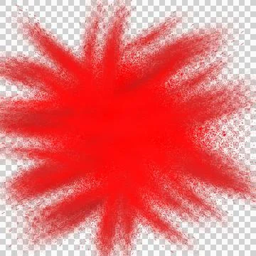 Red Powder Burst Texture Element for Creative Graphic Design Use Stock Illustration