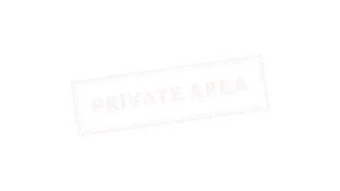 Red Private Area Rubber Stamp Animation on White Background 4K Stock Footage 339029540