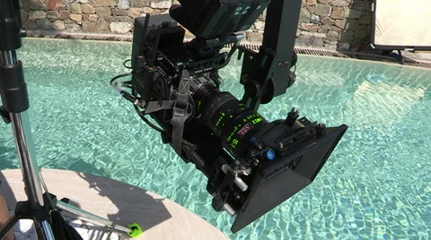 Red pro camera Stock Footage 33940956