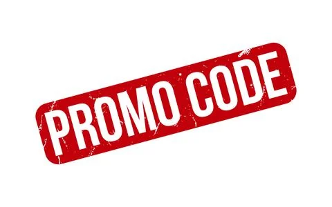 Red Promo Code Rubber Stamp Seal Vector Stock-Illustration