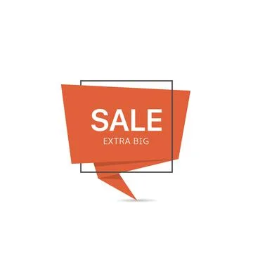 Red promo sticker Stock Illustration